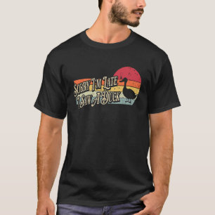 Camiseta Desculpe o atraso, vi um pato dizendo pinto