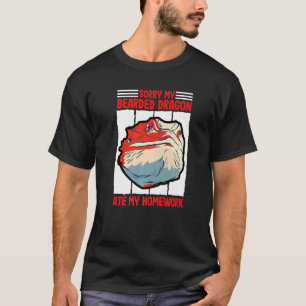Camiseta Desculpe O Meu Dragão De Mangueira Comeu A Minha C