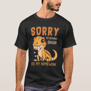 Camiseta Desculpe O Meu Dragão De Mão Comeu A Minha Carteir