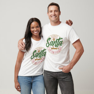 Camiseta Desculpe Papai Noel Eu Comi Os Biscoitos - Natal