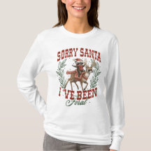 Desculpe Papai Noel, Eu Fui Feral-Camiseta de Feri