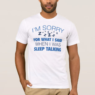 Camiseta Desculpe pelo que disse