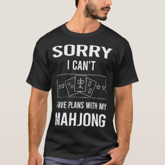 Camiseta Desculpe Por Não Chamar Mahjong Majong Mah Jong Ma