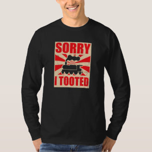 Camiseta Desculpe Por Ter Tocado O Modelo De Caminho De Fer