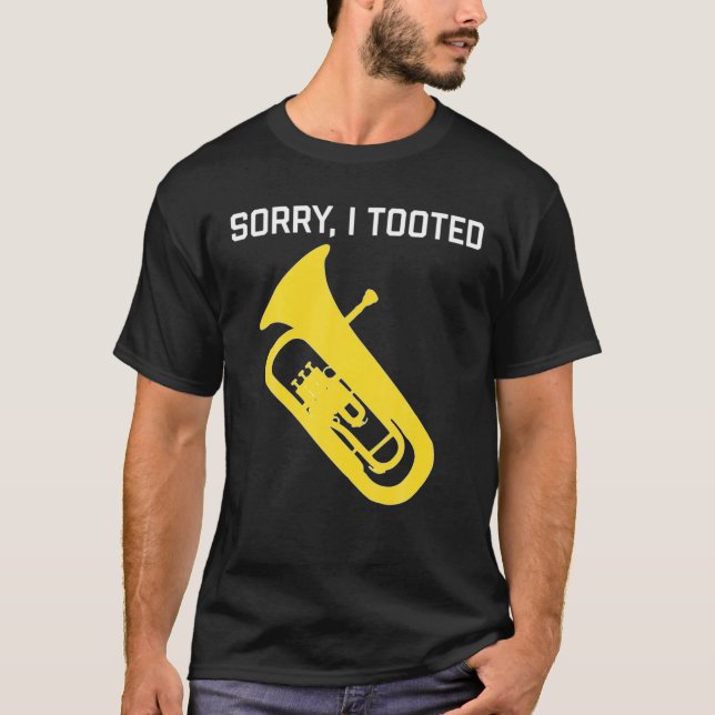Camiseta Desculpe Por Tocar Baritone Engraçado Jogador Eufo (Frente)