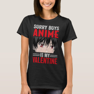 Camiseta Desculpe Rapazes Anime É Meu Anime Manga Do Dia Do