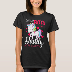 Camiseta Desculpe Rapazes Pai É Meu Dia de os namorados Nam