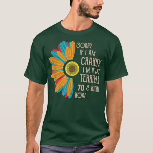 Camiseta Desculpe Se Estou Estranho Nos Meus Terríveis 70 A