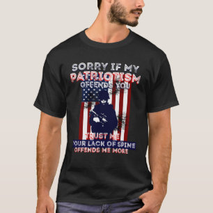 Camiseta Desculpe Se Meu Patriotismo Te Ofende Americano Pa
