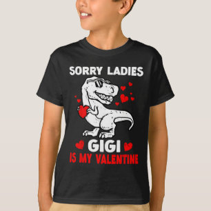 Camiseta Desculpe Senhoras Gigi É Meu Namorado Dinossauro F