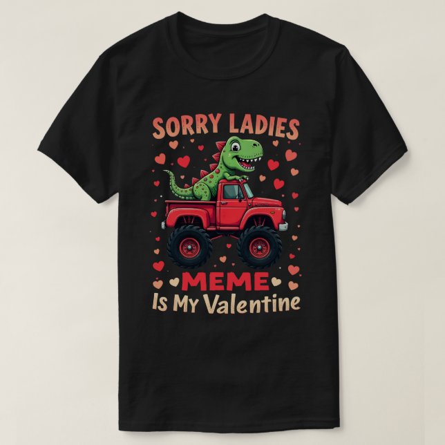 Camiseta Desculpe Senhoras Meme É Meu Namorados (Frente do Design)