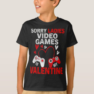 Camiseta Desculpe Senhoras Video Games É Meu Namorado