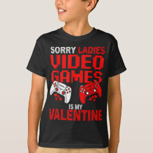 Camiseta Desculpe Senhoras Video Games É Meu Namorado