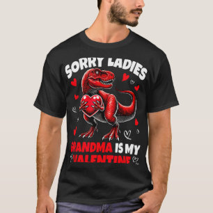 Camiseta Desculpe Senhoras Vovó É Meu Dinossauro Do Dia Dos