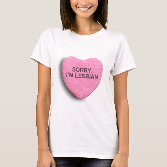 Camiseta Desculpe, sou lésbica (Frente)