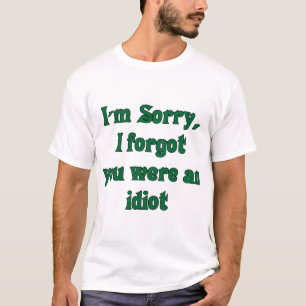 Camiseta Desculpe t-shirt