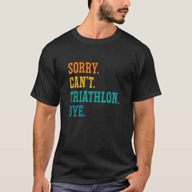 Camiseta Desculpe, Tchau Não Pode Correr Nadando (Frente)
