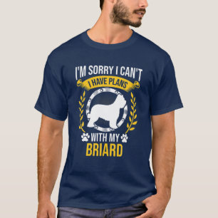 Camiseta Desculpe, Tenho Planos Com Meu Cachorro De Brito.