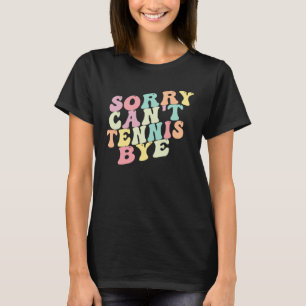 Camiseta Desculpe, Tênis Tchau dizendo Tênis sarcástico