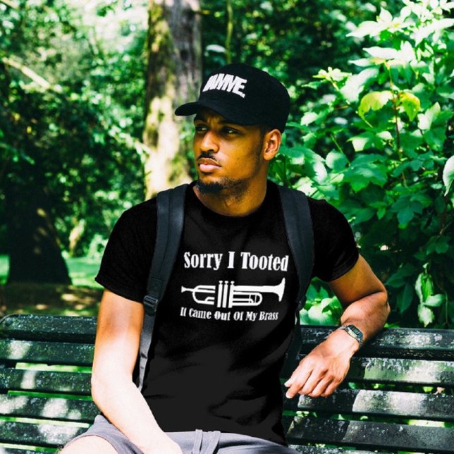 Camiseta Desculpe, Toquei Música Engraçada Do Jogador De Tr (Criador carregado)