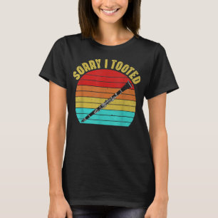 Camiseta Desculpe, Toquei No Clarinet Player Clarinetista E