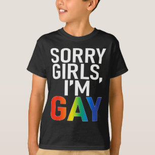 Camiseta Desculpem Garotas Eu Sou Gay Frase Divertida Citaç