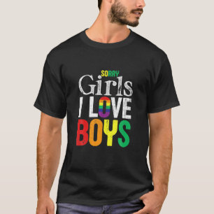 Camiseta Desculpem Meninas Eu Amo Meninos Orgulho LGBT Pres