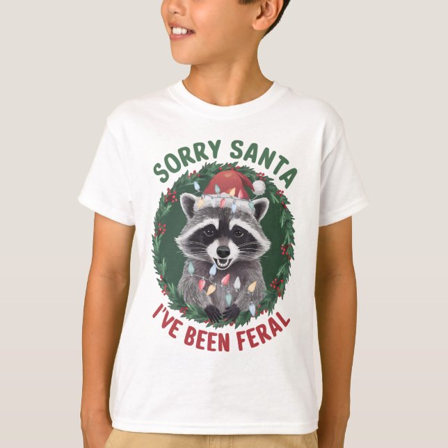 Camiseta Desculpem Papais noeis, eu fui um Natal muito engr (Frente)