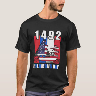 Camiseta desde 1492 Dia de Colombo Retro Vintage