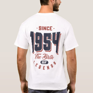 Camiseta Desde 1954 Que O Nascimento Das Legendas É Present