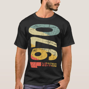 Camiseta Desde 1970, Ano 1970, Estética de Nascimento 1970