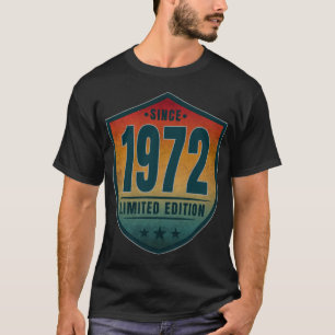Camiseta Desde 1972 Edição Limitada Vintage Retro Pôr do So