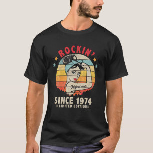 Camiseta Desde 1974, 47º Aniversário, Retro 47 Anos