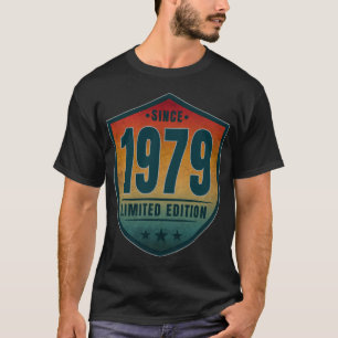Camiseta Desde 1979 Edição Limitada Vintage Retro Pôr do So
