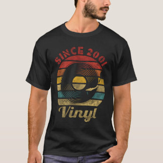 Camiseta Desde 2001 Coletor de Discos de Vinil Música