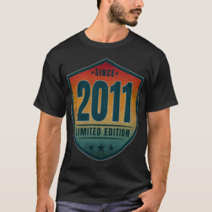 Camiseta Desde 2011 Edição Limitada Vintage Retro Sunset