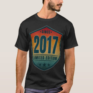 Camiseta Desde 2017 Edição Limitada Vintage Retro Sunset