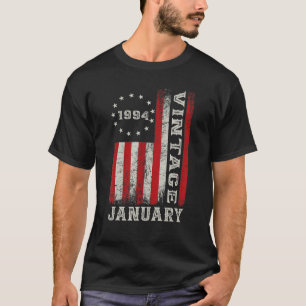 Camiseta Desde Janeiro de 1994 29º aniversário Bandeira Ame