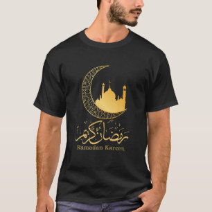 Camiseta Desdecoração Islâmica de Ramadan Kareem