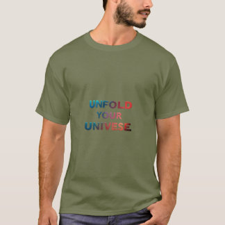 Camiseta Desdobre Sua Camisa-T Universo
