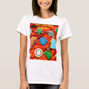 Camiseta Deseja um lanche saboroso para o Natal?