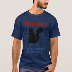 Camiseta Desejado Pela Desapropriação De Sementes De Pássar