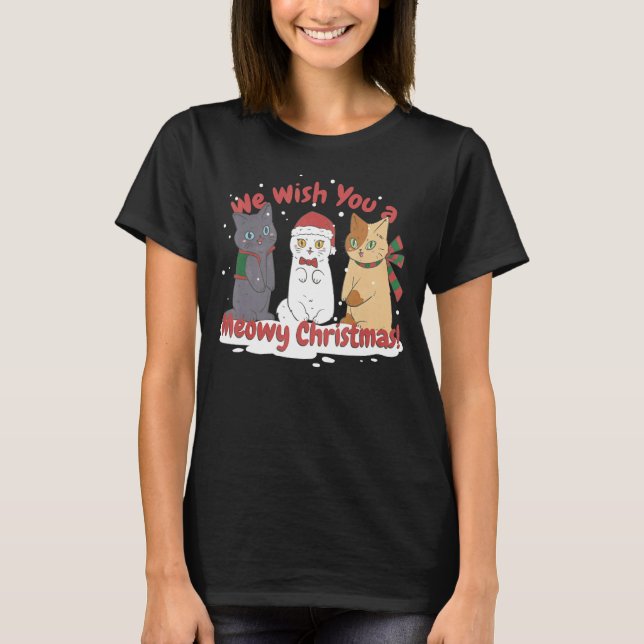 Camiseta Desejamos-Lhe Um Feliz Natal (Frente)