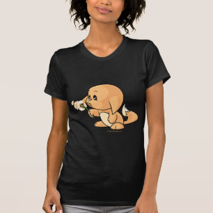Camiseta Desejando Kacheek alaranjado
