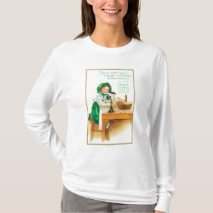 Camiseta Desejando lhe um St Patrick brilhante e feliz