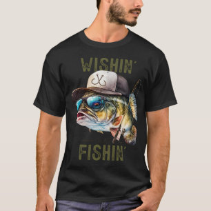 CAMISETA DESEJANDO QUE EU ESTIVESSE PESCANDO