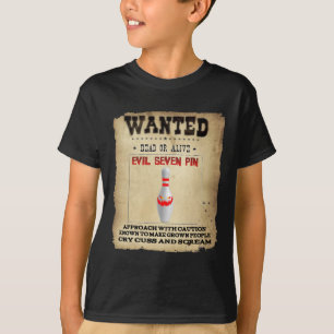 Camiseta Desejava Mau de Sete Pinos Bolas Mulheres Mens Eng