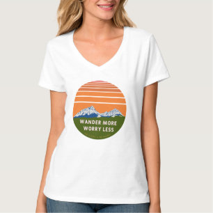 Camiseta Deseje mais Preocupada menos Editar T-Shirt