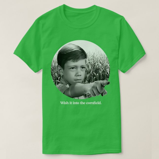 Camiseta Deseje-O Para O Cornfield (Frente do Design)