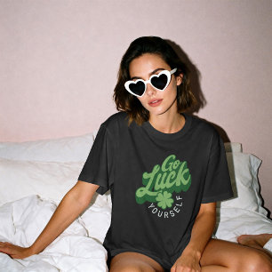 Camiseta Deseje Sorte a Si Mesmo Dia de São Patrício